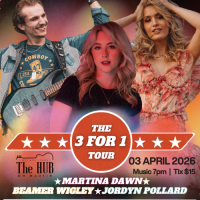 The 3 For 1 Tour ft. Martina Dawn, Beamer Wigley & Jordyn Pollard